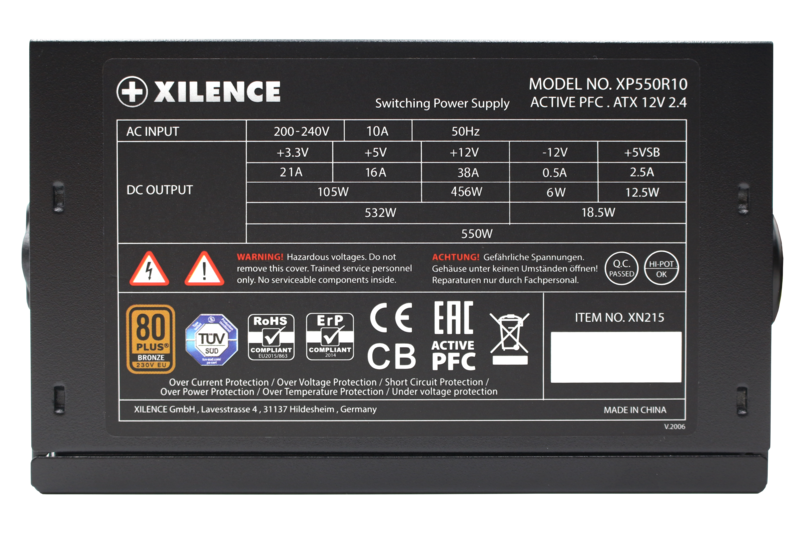 Блок питания xilence gaming series xn215 550w обзор